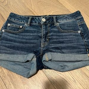 American Eagle denim shorts size 0